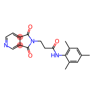 3-(1,3-Dioxo-1,3-dihydro-2H-pyrrolo[3,4-c]pyridin-2-yl)-N-mesitylpropanamide