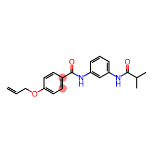 4-(allyloxy)-N-[3-(isobutyrylamino)phenyl]benzamide