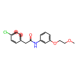 Benzeneacetamide, 4-chloro-N-[3-(2-methoxyethoxy)phenyl]-