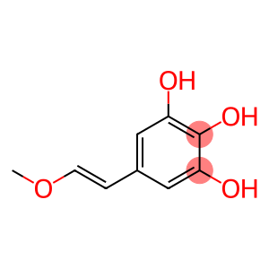 1,2,3-Benzenetriol, 5-[(1E)-2-methoxyethenyl]-