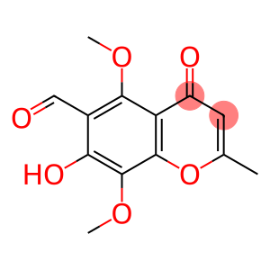 4H-1-Benzopyran-6-carboxaldehyde, 7-hydroxy-5,8-dimethoxy-2-methyl-4-oxo-