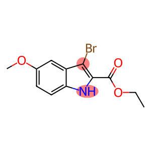 1H-INDOLE-2-CARBOXYLIC ACID, 3-BROMO-5-METHOXY-, ETHYL ESTER