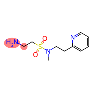2-amino-N-methyl-N-(2-pyridin-2-ylethyl)ethanesulfonamide