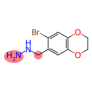 Hydrazine, [(7-bromo-2,3-dihydro-1,4-benzodioxin-6-yl)methyl]-