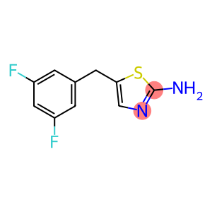 5-[(3,5-difluorophenyl)methyl]-1,3-thiazol-2-amine