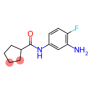 N-(3-amino-4-fluorophenyl)cyclopentanecarboxamide