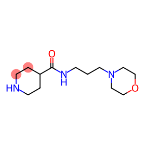 4-Piperidinecarboxamide, N-[3-(4-morpholinyl)propyl]-