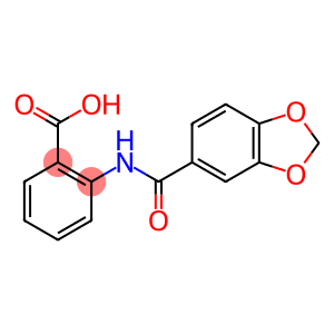 Benzoic acid, 2-[(1,3-benzodioxol-5-ylcarbonyl)amino]-