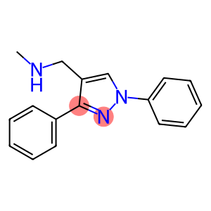 (1,3-Diphenyl-1H-pyrazol-4-yl)methyl](methyl)amine