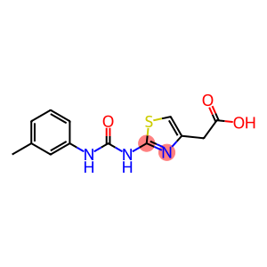 [2-({[(3-methylphenyl)amino]carbonyl}amino)-1,3-thiazol-4-yl]acetic acid