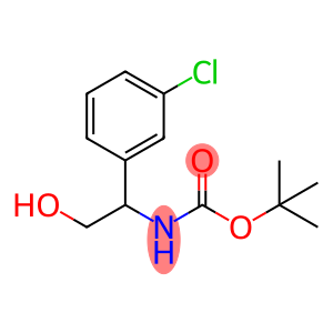 Carbamic acid, N-[1-(3-chlorophenyl)-2-hydroxyethyl]-, 1,1-dimethylethyl ester