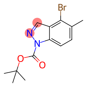tert-Butyl 4-bromo-5-methyl-1H-indazole-1-carboxylate, 4-Bromo-1-(tert-butoxycarbonyl)-5-methyl-1H-indazole