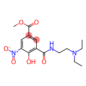 methyl 3-(2-diethylaminoethylcarbamoyl)-4-hydroxy-5-nitro-benzoate