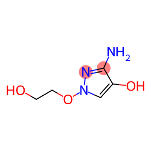 1H-Pyrazol-4-ol,  3-amino-1-(2-hydroxyethoxy)-