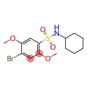 4-bromo-N-cyclohexyl-2,5-dimethoxybenzenesulfonamide