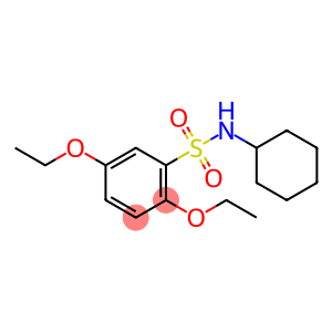 N-cyclohexyl-2,5-diethoxybenzenesulfonamide