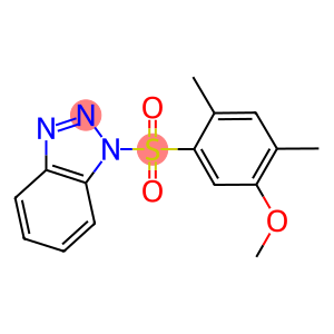 5-(1H-1,2,3-benzotriazol-1-ylsulfonyl)-2,4-dimethylphenyl methyl ether