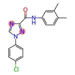 1-(4-chlorophenyl)-N-(3,4-dimethylphenyl)-1H-1,2,4-triazole-3-carboxamide