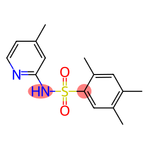 2,4,5-trimethyl-N-(4-methyl-2-pyridinyl)benzenesulfonamide