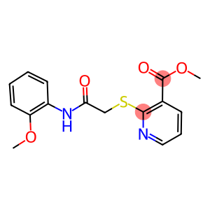 methyl 2-{[2-(2-methoxyanilino)-2-oxoethyl]sulfanyl}nicotinate