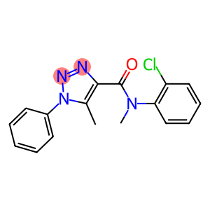 N-(2-chlorophenyl)-N,5-dimethyl-1-phenyl-1H-1,2,3-triazole-4-carboxamide