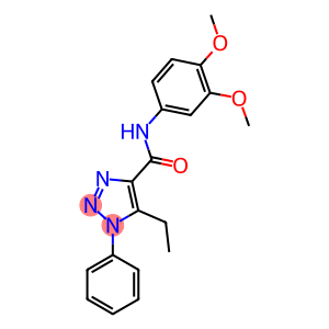 N-(3,4-dimethoxyphenyl)-5-ethyl-1-phenyl-1H-1,2,3-triazole-4-carboxamide