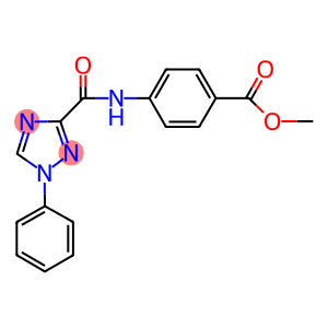 methyl 4-{[(1-phenyl-1H-1,2,4-triazol-3-yl)carbonyl]amino}benzoate