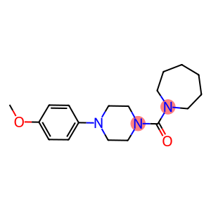 4-[4-(1-azepanylcarbonyl)-1-piperazinyl]phenyl methyl ether