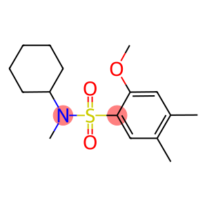 N-cyclohexyl-2-methoxy-N,4,5-trimethylbenzenesulfonamide