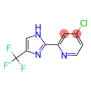 4-chloro-2-(4-(trifluoroMethyl)-1H-iMidazol-2-yl)pyridine