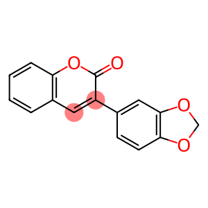 2H-1-Benzopyran-2-one, 3-(1,3-benzodioxol-5-yl)-