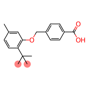 4-[[2-(1,1-Dimethylethyl)-5-methylphenoxy]methyl]benzoic acid