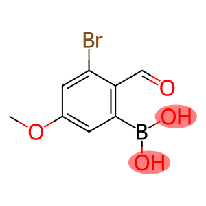 4-溴-2-甲酰基-5-甲氧基苯硼酸