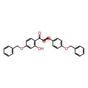 2-Propen-1-one, 1-[2-hydroxy-4-(phenylmethoxy)phenyl]-3-[4-(phenylmethoxy)phenyl]-, (2E)-