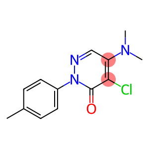 4-chloro-5-(dimethylamino)-2-(4-methylphenyl)-2,3-dihydropyridazin-3-one