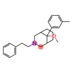 3-Azabicyclo[3.3.1]nonane, 9-methoxy-9-(3-methylphenyl)-3-(2-phenylethyl)-