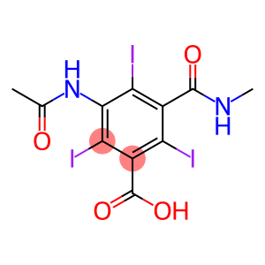 2,4,6-triiodo-3-(methylcarbamoyl)-5-[(2,2,2-trideuterioacetyl)amino]benzoic acid