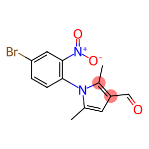 1H-PYRROLE-3-CARBOXALDEHYDE, 1-(4-BROMO-2-NITROPHENYL)-2,5-DIMETHYL-