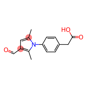 BENZENEACETIC ACID, 4-(3-FORMYL-2,5-DIMETHYL-1H-PYRROL-1-YL)-