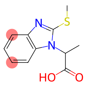 2-[2-(甲巯基)-1-苯并咪唑基]丙酸