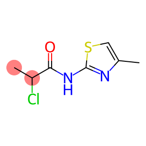 2-chloro-N-(4-methyl-1,3-thiazol-2-yl)propanamide