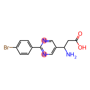 3-amino-3-[2-(4-bromophenyl)pyrimidin-5-yl]propanoic acid