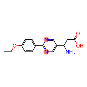 5-PYRIMIDINEPROPANOIC ACID, B-AMINO-2-(4-ETHOXYPHENYL)-