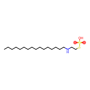 Thiosulfuric acid hydrogen S-[2-(hexadecylamino)ethyl] ester