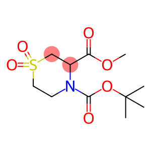 4-tert-butyl 3-methyl thiomorpholine-3,4-dicarboxylate 1,1-dioxide