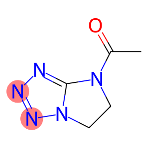 4H-Imidazo[1,2-d]tetrazole, 4-acetyl-5,6-dihydro- (9CI)