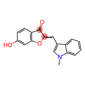 (2Z)-6-Hydroxy-2-[(1-methyl-1H-indol-3-yl)-methylene]-1-benzofuran-3(2H)-one