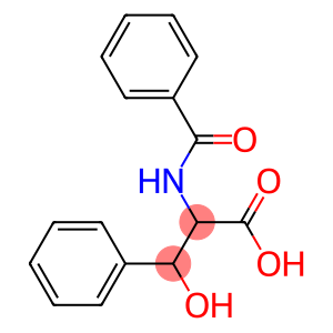 2-benzamido-3-hydroxy-3-phenyl-propanoic acid