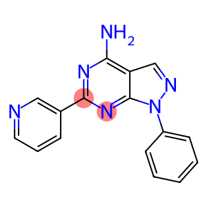 9-phenyl-3-pyridin-3-yl-2,4,8,9-tetrazabicyclo[4.3.0]nona-1,3,5,7-tetr aen-5-amine