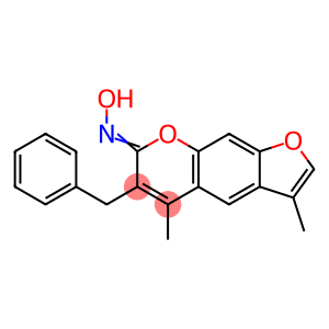 (7E)-6-benzyl-N-hydroxy-3,5-dimethyl-7H-furo[3,2-g]chromen-7-imine